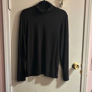 Style & Co. Black Long Sleeve Top